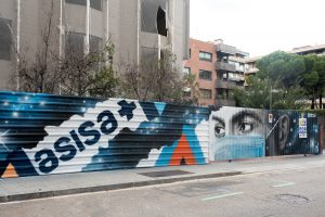 graffiti ASISA Barcelona